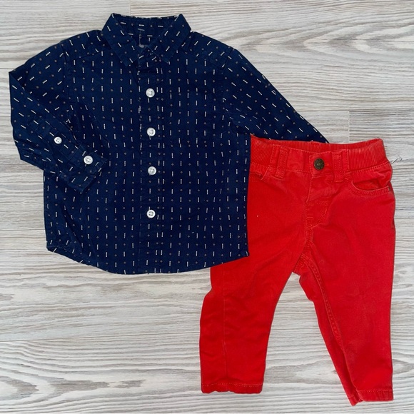 H&M & Childrens Place Other - ⭐️6 Months H&M & Children’s Place Baby Boys 2 PC Outfit⭐️